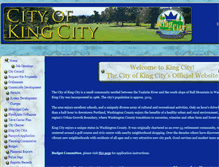 Tablet Screenshot of ci.king-city.or.us